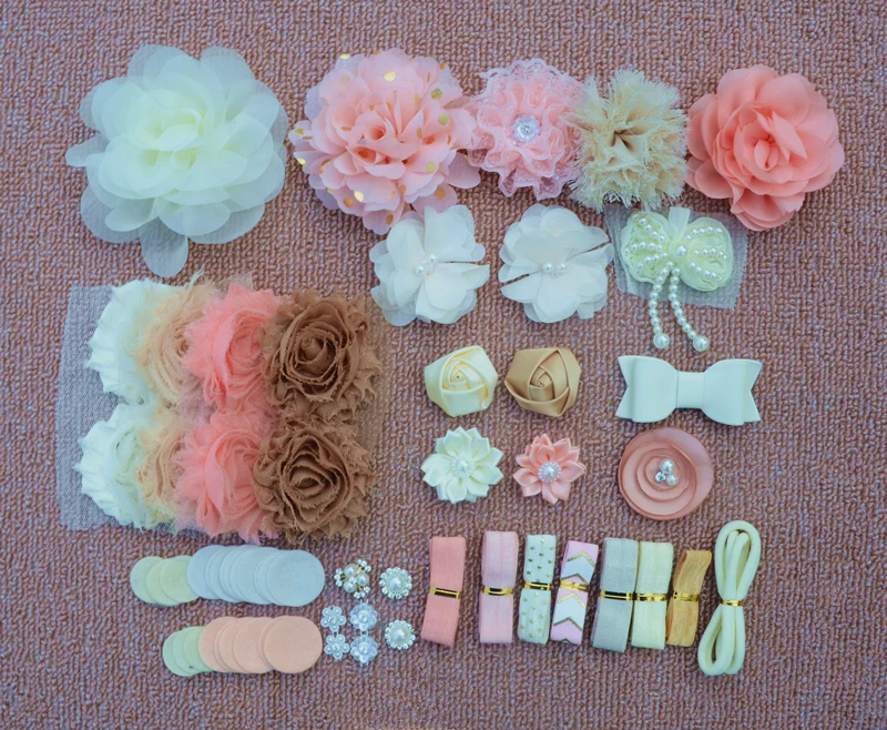 

DIY Headband Kit Baby Shower Headband Kit Birthday Party DIY Hair Set Hair Accessories Headbands Making Kit DIY Headbands