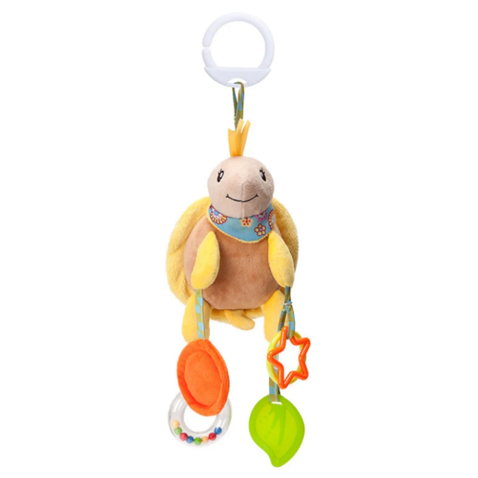 1 шт милый мультфильм Животные кольцо детская погремушка плюшевые игрушки мобиль для детской кроватки подарки для новорожденных может