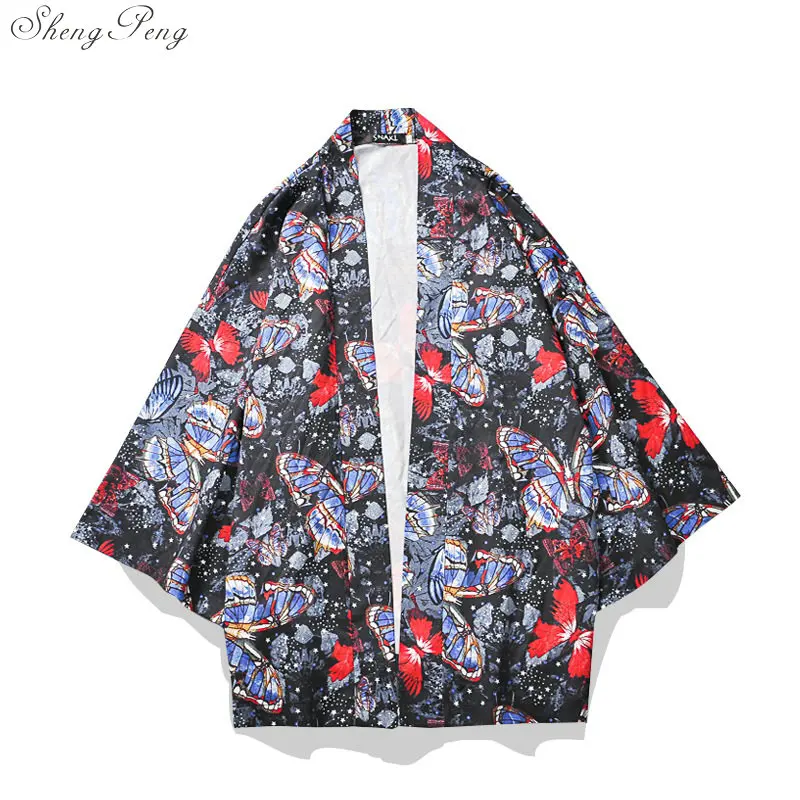 Японские кимоно кардиган косплей рубашка блузка для мужчин традиционный японский традиционный корейский костюм Японская одежда V1518