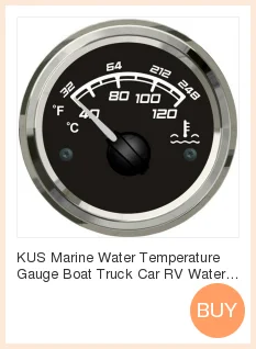 KUS морской датчик температуры воды лодка темп метр Черный 40-120 градусов