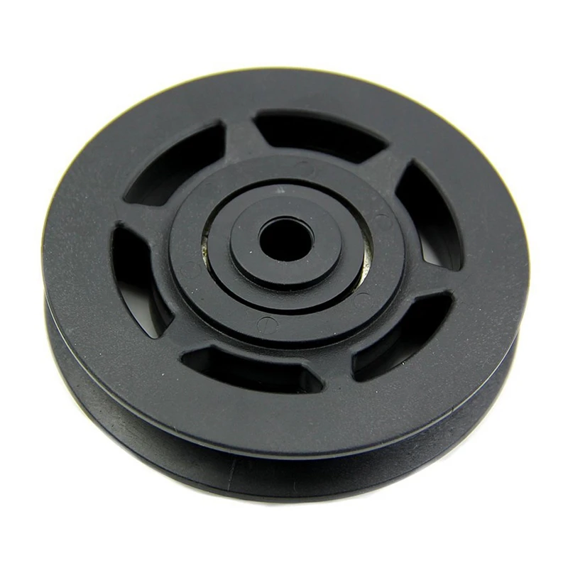 

95mm Black Bearing Pulley Wheel Cable Gym Equipment Part Wearproof