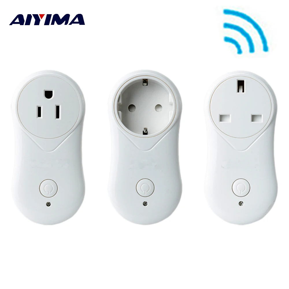 Wifi Wireless Remote Control Socket Alexa Intelligent Smart Timer Plug Home Power Socket EU F/EU E/US/UK Standard Via App Phone Wifi Wireless Remote Control Socket Alexa Intelligent Smart Timer Plug Home Power Socket EU F/EU E/US/UK Standard Via App Phone
