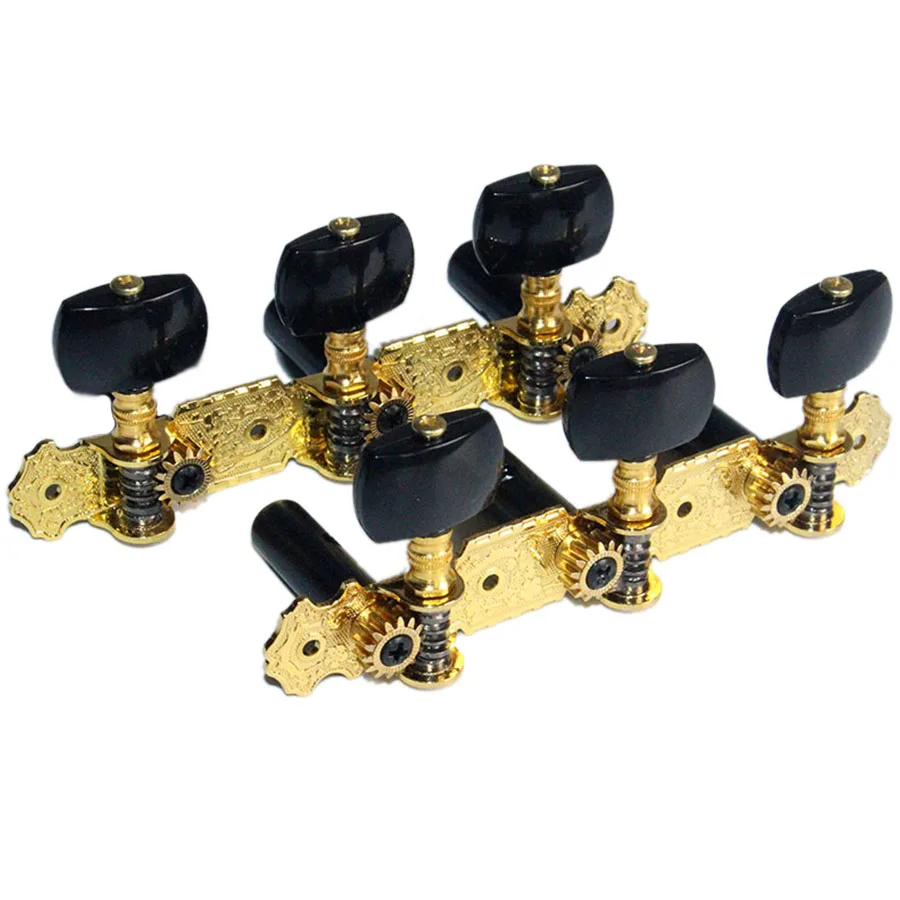 Classic Guitar String Tuning Pegs Tuners Gold Plated Gold Plated 3