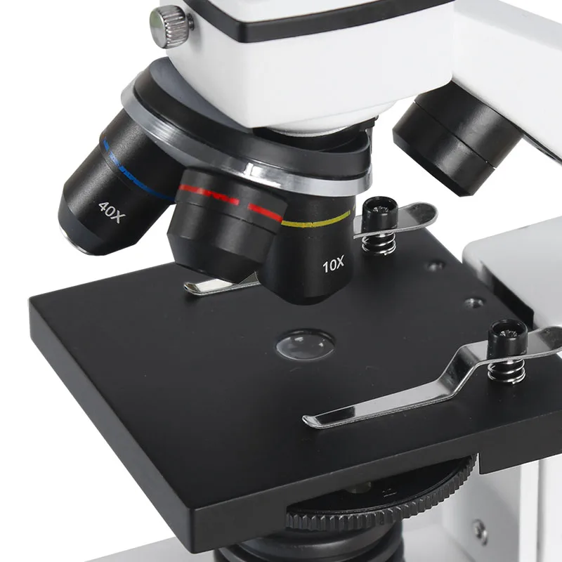 Online AOMEKIE Professional Biological Microscope 64X 640X Up Bottom LED Student Science Educational Lab Home Monocular Microscope Gift