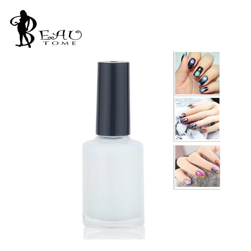 

Beautome 2018 1Pcs/LOT Pro Nail Art Glue for Foil Sticker Nail Transfer Tips Adhesive 13ml Liquid Star Nails Polish Nail Art Pen