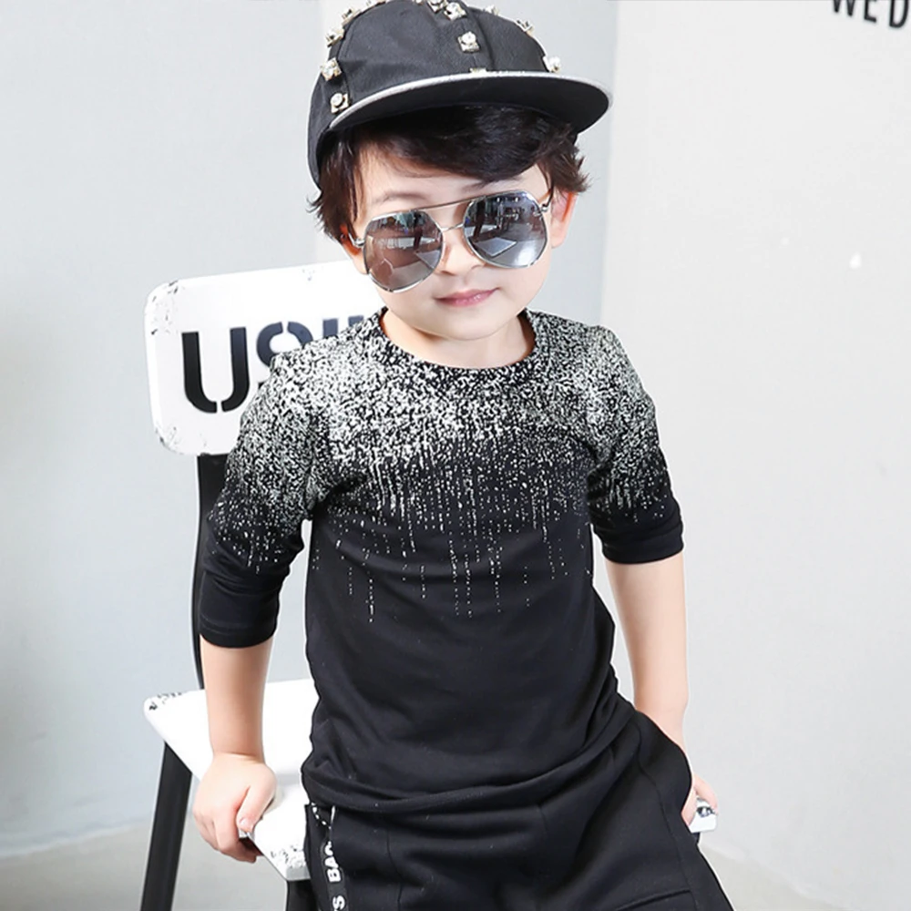 

Cool Boys Tshirt Baby Boy Clothes Striped Pattern Children T shirts Toddler Boy Long Sleeve Tops 2018 Brand Cotton Kids T-Shirts