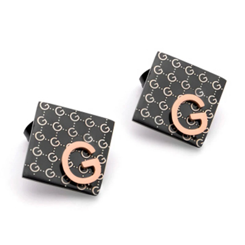 

Luxury Brand G Letters Earrings Rose Gold Titanium steel Hypoallergenic Stud Earrings Women Wedding Jewelry Brincos Z1003