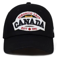 Новинка, бейсбольная Кепка с вышивкой в виде канадских букв, мужские и женские модные бейсболки шапка "хип-хоп", уличные регулируемые солнцезащитные шапки