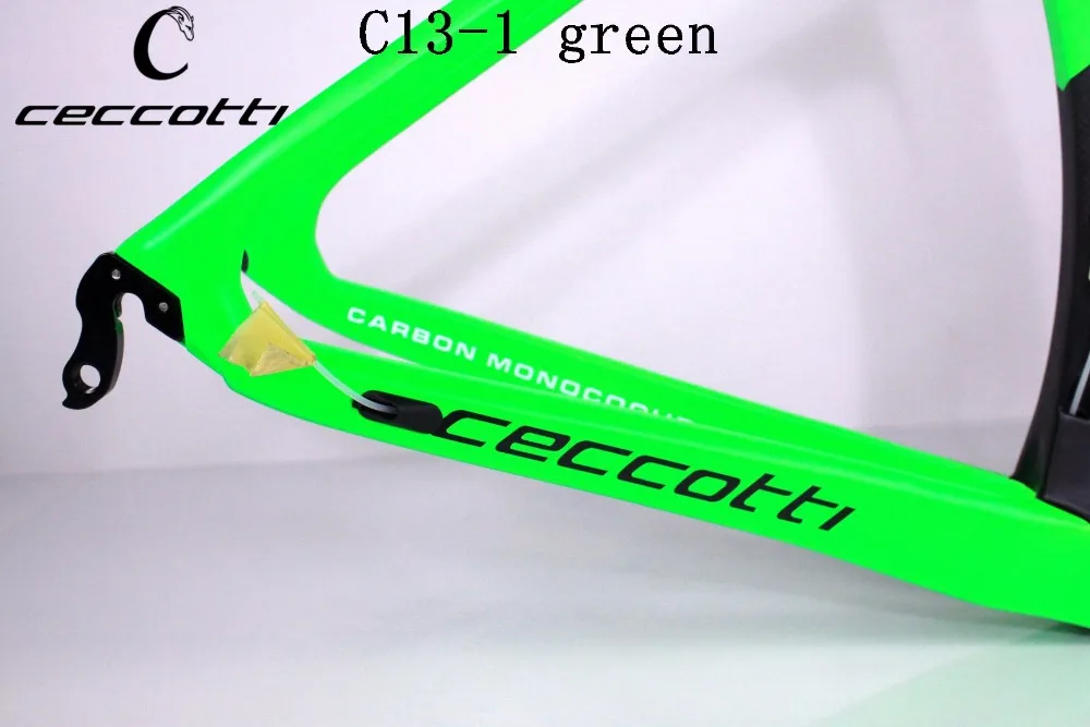 Clearance JERF013 MODEL  Ceccotti brand white color glossy carbon road bike frame race bike PF30 t1100 16