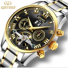2017 Men’s Watches De Luxe Top Brand KINYUED Sapphire Mechanical Fashion Casual Sport Watch Wristwatch Men’s Relogio Wrist Watch
