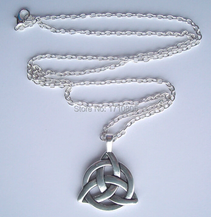 Fashion Vintage Silvers Celtic Triquetra Trinity Knot Charms Pendants For Bracelets DIY Jewelry Findings Free 10PCS B002 Fashion Jewelry