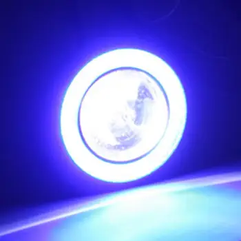 

High Quality Ip65 Waterproof 3200LM 12V Car Light Car Foglight Assembly with 20W COB LED Lens Angel Eyes Fog Lamp ME3L