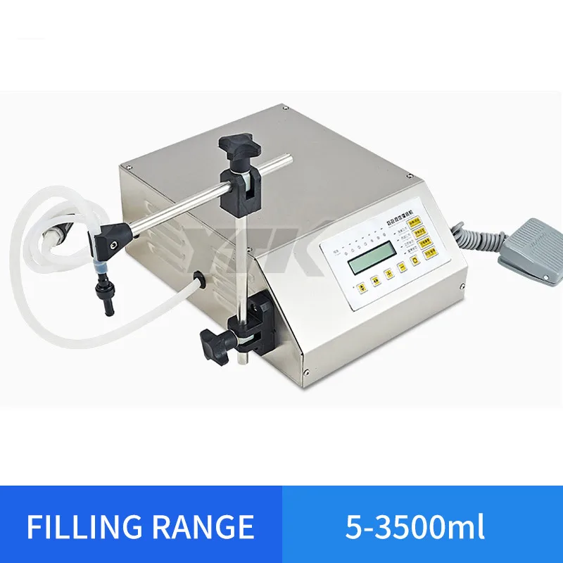 

Accuracy Digital Liquid Filling Machine LED Perfume Drink Water Milk Filling Machine Bottle Vial Filler 5-3500ml