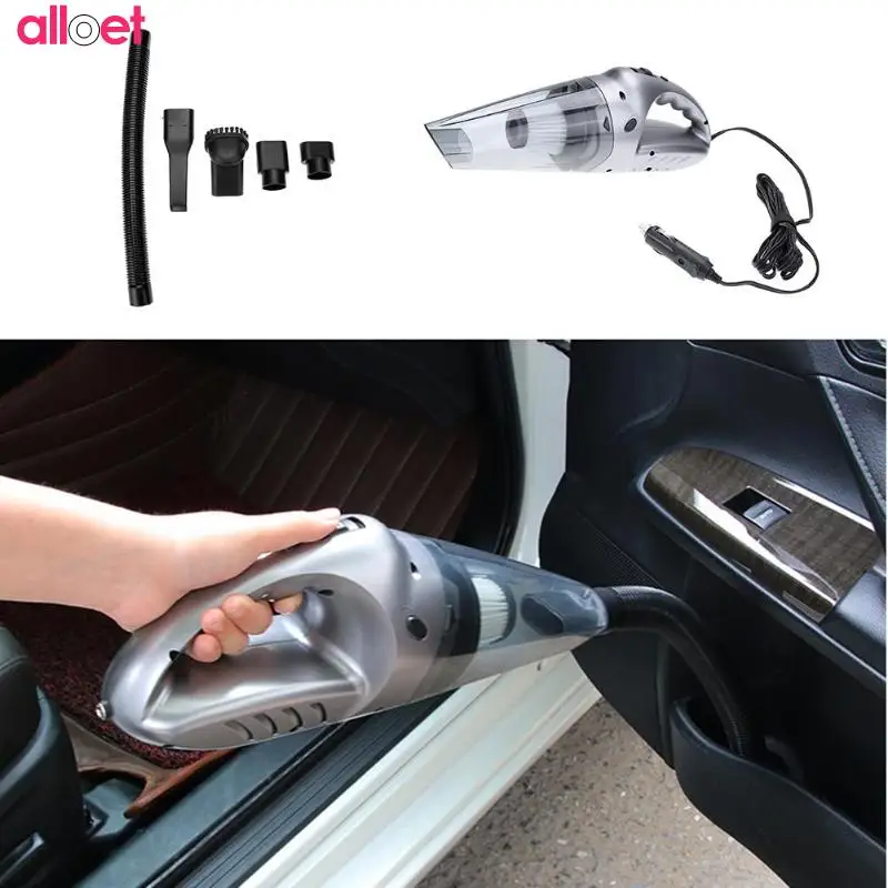 Mini Portable Car Vacuum Cleaner Air Pump Vacuum Cleaner Handheld Wet Dry Super Suction Dust Collector Cleaning For Car