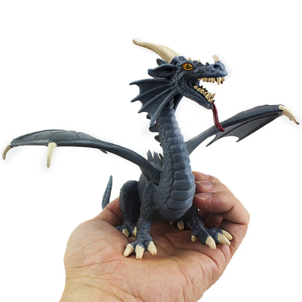 New 1pc Western Plastic Pterosaur Dragon Dinosaur Model Toy Best Gift to Children Kids toys Wholesale