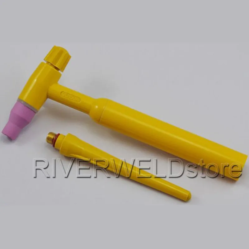 

150Amp TIG Welding Torch Head Body Piece Long Back Cap Spare Part Fit for QQ150A Torches