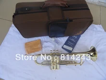 Die Kleine Bb Trompete Marke Bach TR700 Gold Die Farbe oberfläche Instrumente Der Messing Bb Trompete Mit Fall Handschuhe Reinigung tuch
