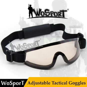

WoSporT Tactical Impact Resistance Riding Motorcycle Cycling Glasses Military Shooting Goggle Airsoft Wargame Paintball Sunglass