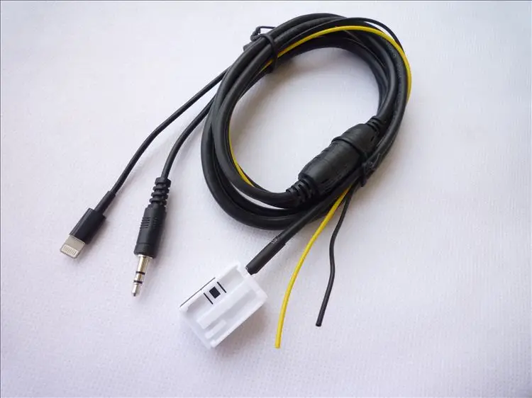 CD AUX кабель Iphone X 8 7 интерфейс зарядки для Mercedes Benz Comand APS NTG W169 W203 W209 W221 W164 R230 |