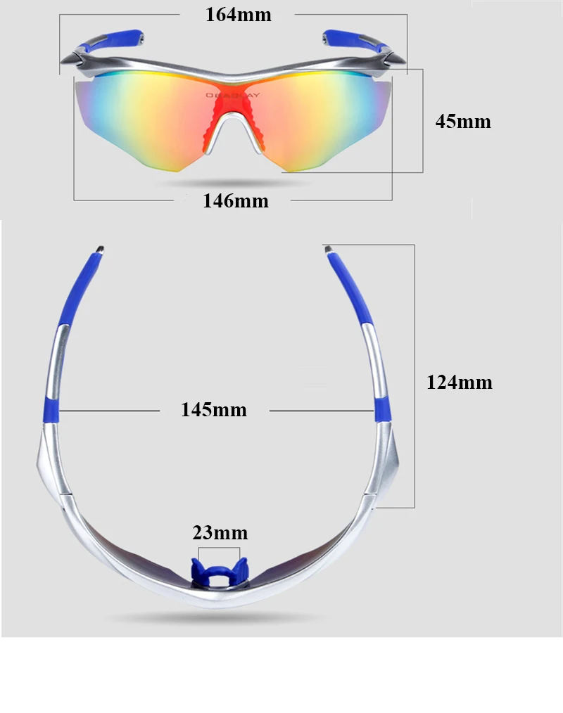 OBAOLAY поляризационные велосипедные очки для мужчин и женщин MTB для езды на велосипеде солнцезащитные очки 5 линз для спорта на открытом воздухе очки для защиты от ветра велосипедные очки