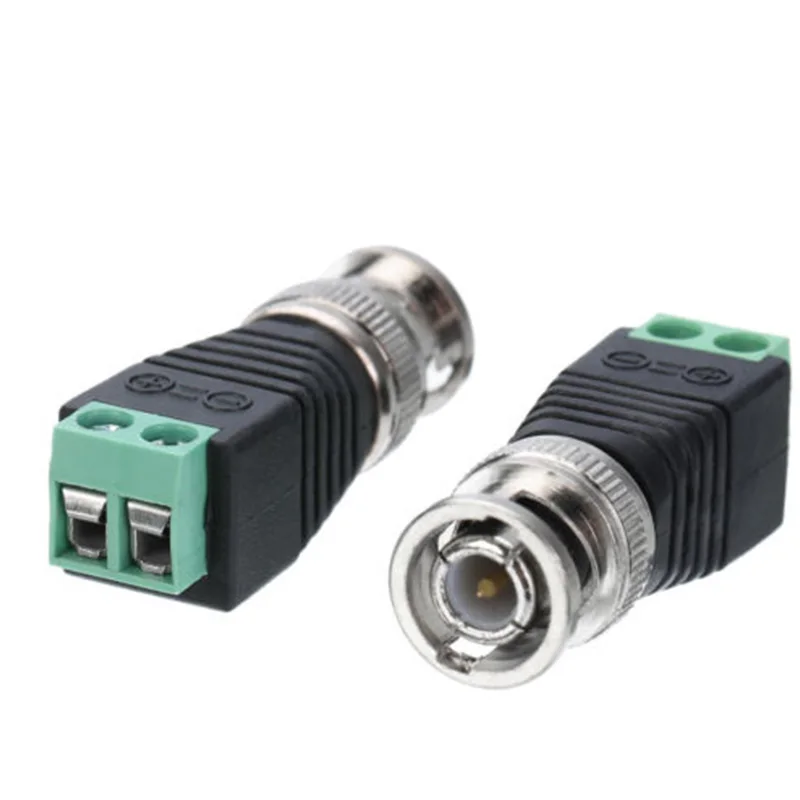 10pcs Male Coax CAT5 To Coaxial BNC Cable Connector Adapter Camera s Joint CCTV Video DC male termi - 4.00001E+12  10pcs Male Coax CAT5 To Coaxial BNC Cable Connector Adapter Camera s Joint CCTV Video DC male termi - 4.00001E+12
