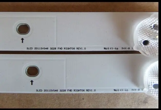 

original UA46EH5080R LED strip SLED 2011SVS46 3228 FHD RIGHT06 REV1.0 1pairs=12pcs/lot