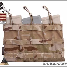 Emersongear тройной Открытый Топ подсумок для журналов Охота airsoftsports военный Пейнтбол MAG Чехол Мультикам Arid EM6355MCAD
