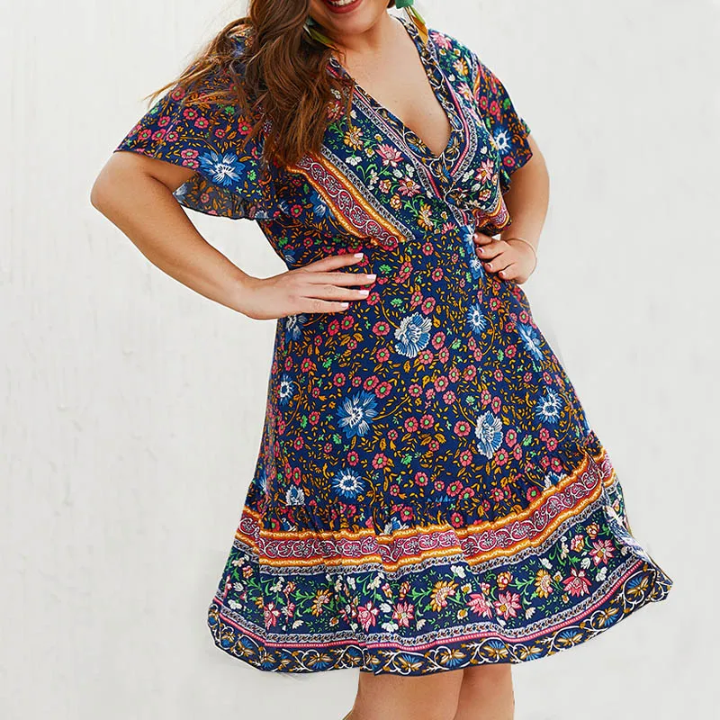 

2019 Summer dress women plus size bust 132cm 6XL 7XL 8XL 9XL large size dress women 2 colors