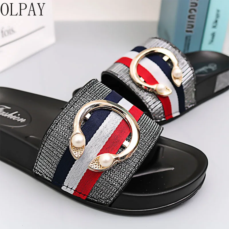 

Ladies' thick-soled slippers 2019 new women's shoes fashion sandals slippers