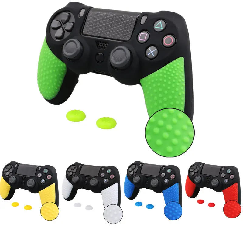 Нескользящий Силиконовый защитный резиновый чехол для геймпада Playstation PS4 Slim