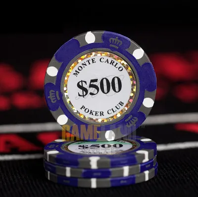 Poker Chips Clay Casino Coins Entertainment Dollar 3pcs//pack Ceramic 40mm