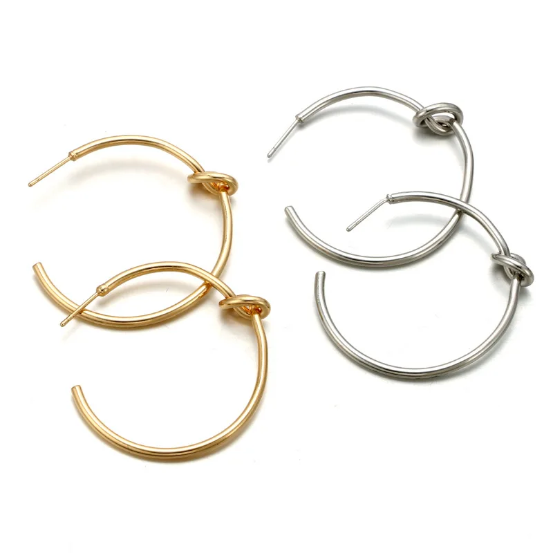 Ornaments Unique Classical All-match Round Twist Gift Alloy Earbob Earrings Simple Popular Charm Delicate Knot Personality Ornaments Unique Classical All-match Round Twist Gift Alloy Earbob Earrings Simple Popular Charm Delicate Knot Personality