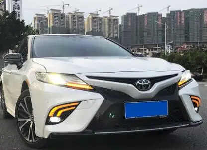 1 шт. бампер налобный фонарь для фара Camry s автомобильные аксессуары фара Camry DRL hid lo луч светодиодный