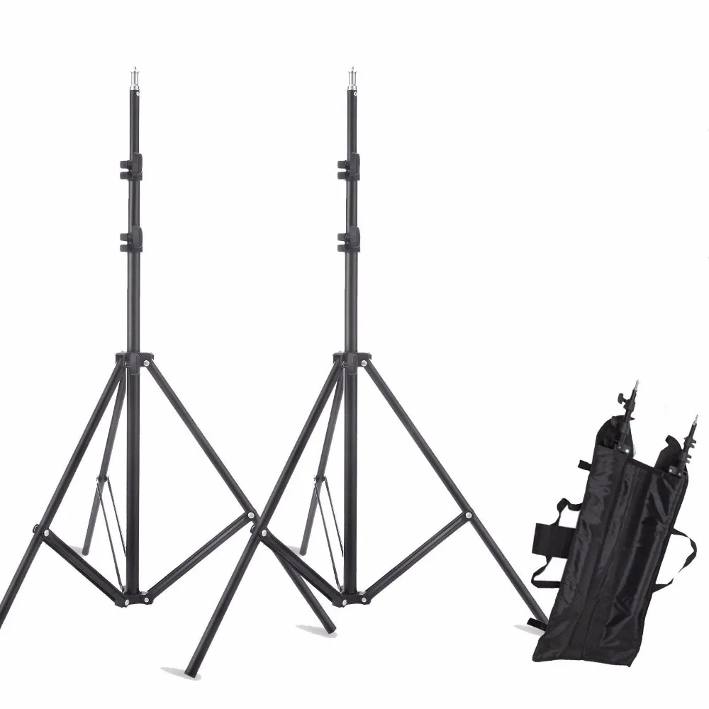 2*2M Light Lamp Stand Tripod with Bag 1/4 Screw Head for Photo Studio