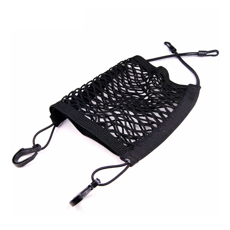 Car-styling Auto Accessories Strong Elastic Car Mesh Net Bag Between Car Organizer Seat Back Storage Bag Luggage Holder Pocket