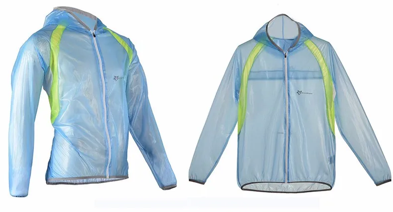 ROCKBROS MTB Cycling Jersey MultiFunction Jacket Rain Waterproof Windproof TPU Raincoat Bike Bicycle Equipment Clothes 3 Colors