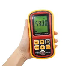 GM100 Digital LCD Ultrasonic Thickness Meter Tester Gauge Metal TestingWidth Measuring Instruments(send from Russian with box)