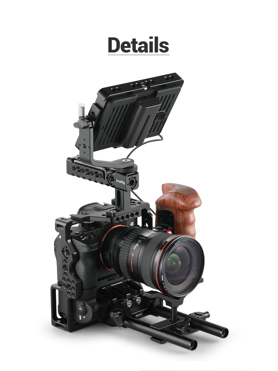 SmallRig A7RIII A7III A7M3 Защитная клетка для Dslr камеры для sony A7RIII A7III A7M3 с VG-C3EM вертикальной рукояткой батарейного отсека-2176