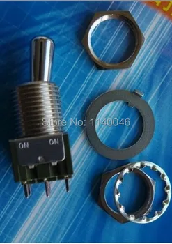 

NEW STOK ORIGINAL JAPAN FOR NKK SWITCH M-2022 L/B 6A 125VAC WITH 6PIN ON-ON dia:18mm