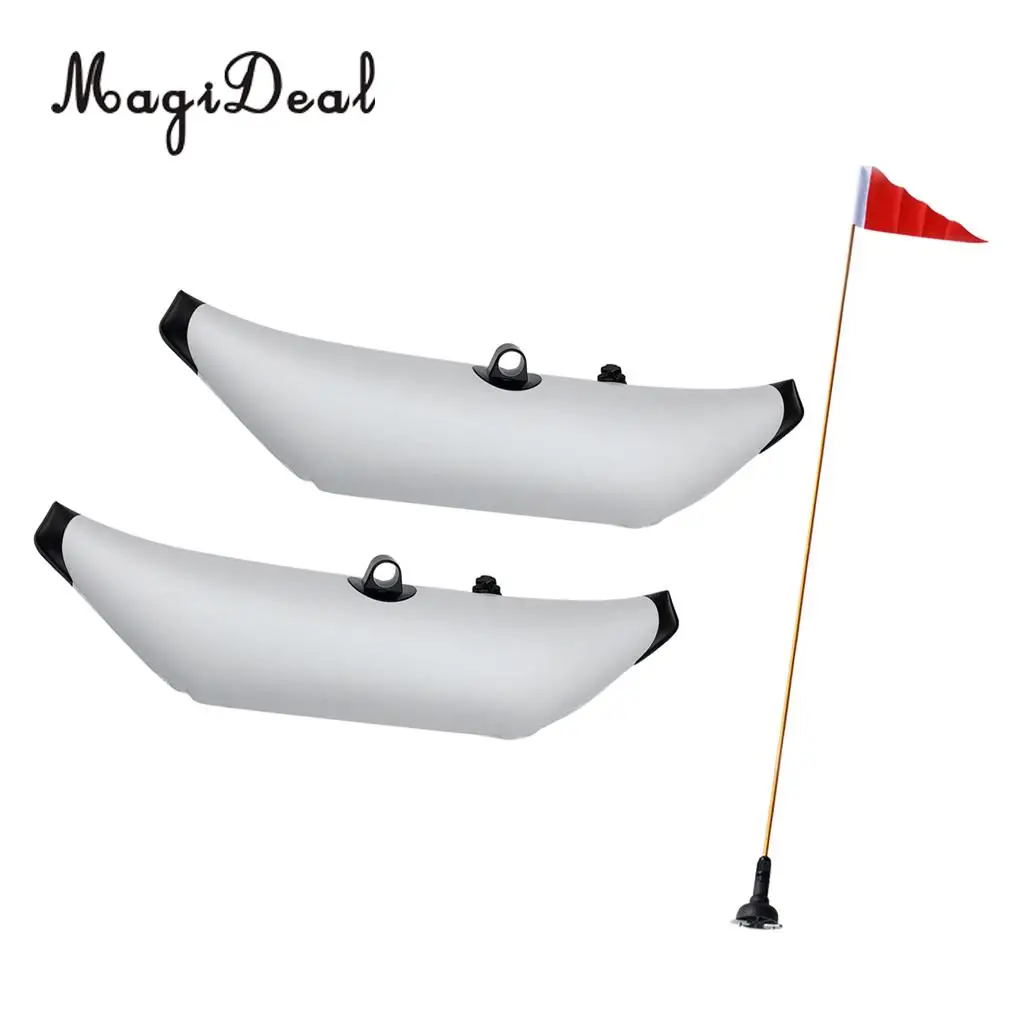 MagiDeal 2x Kayak Canoe Boat Standing Outrigger Stabilizer & Universal