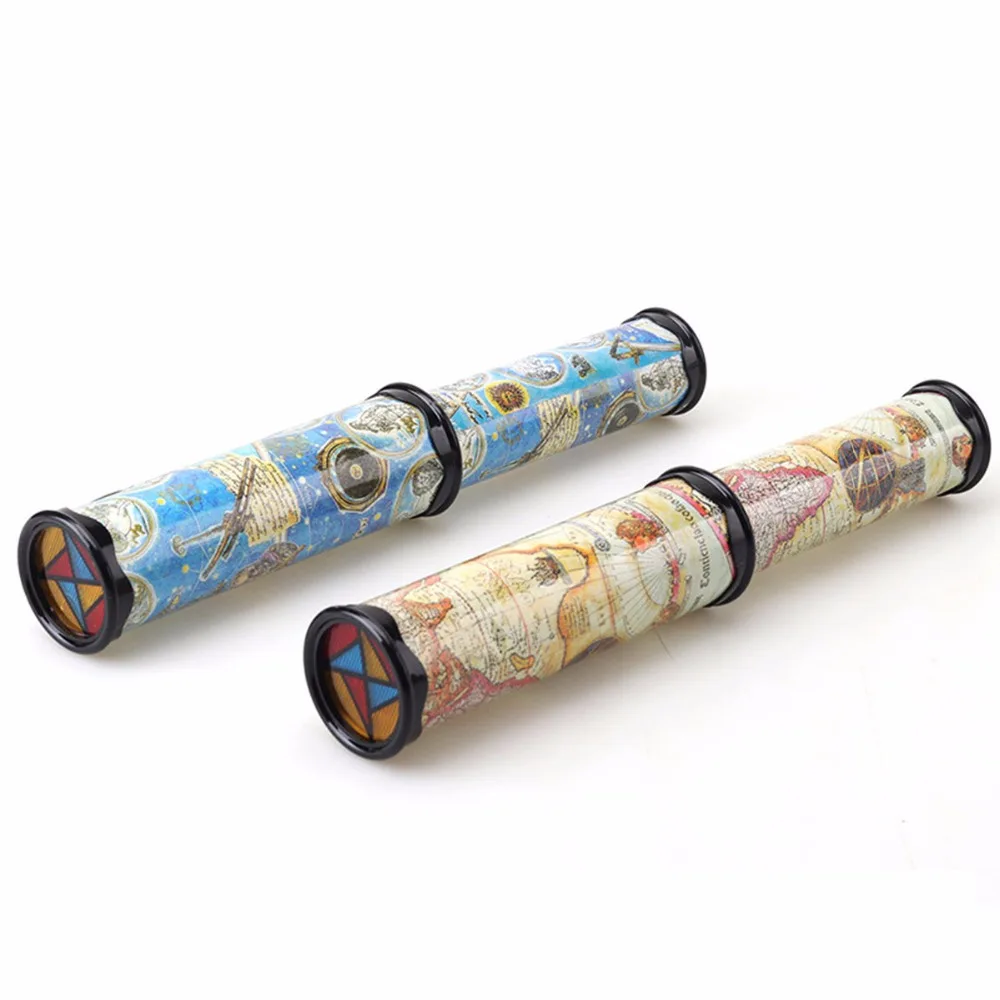 Baby Toy Children Autism Kid Toy Extended Rotation Adjustable Fancy Colored World 30cm Large Scalable Rotating Kaleidoscopes