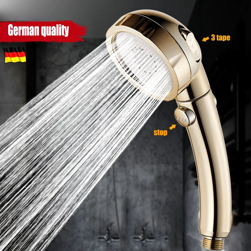 

Quality Germany Pressure Booster Water Saving Bathroom Technical Thermal Insulation Shower Head Rainfall chuveiro ducha douche