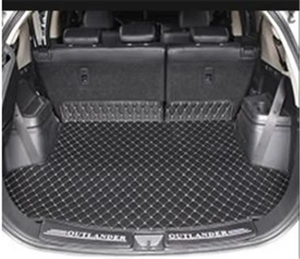 Коврик для багажника автомобиля для Mitsubishi Outlander 2013- грузовой лайнер интерьерные аксессуары ковер автомобильный Стайлинг коврик для багажника - Цвет: 2.4   5 seats      J