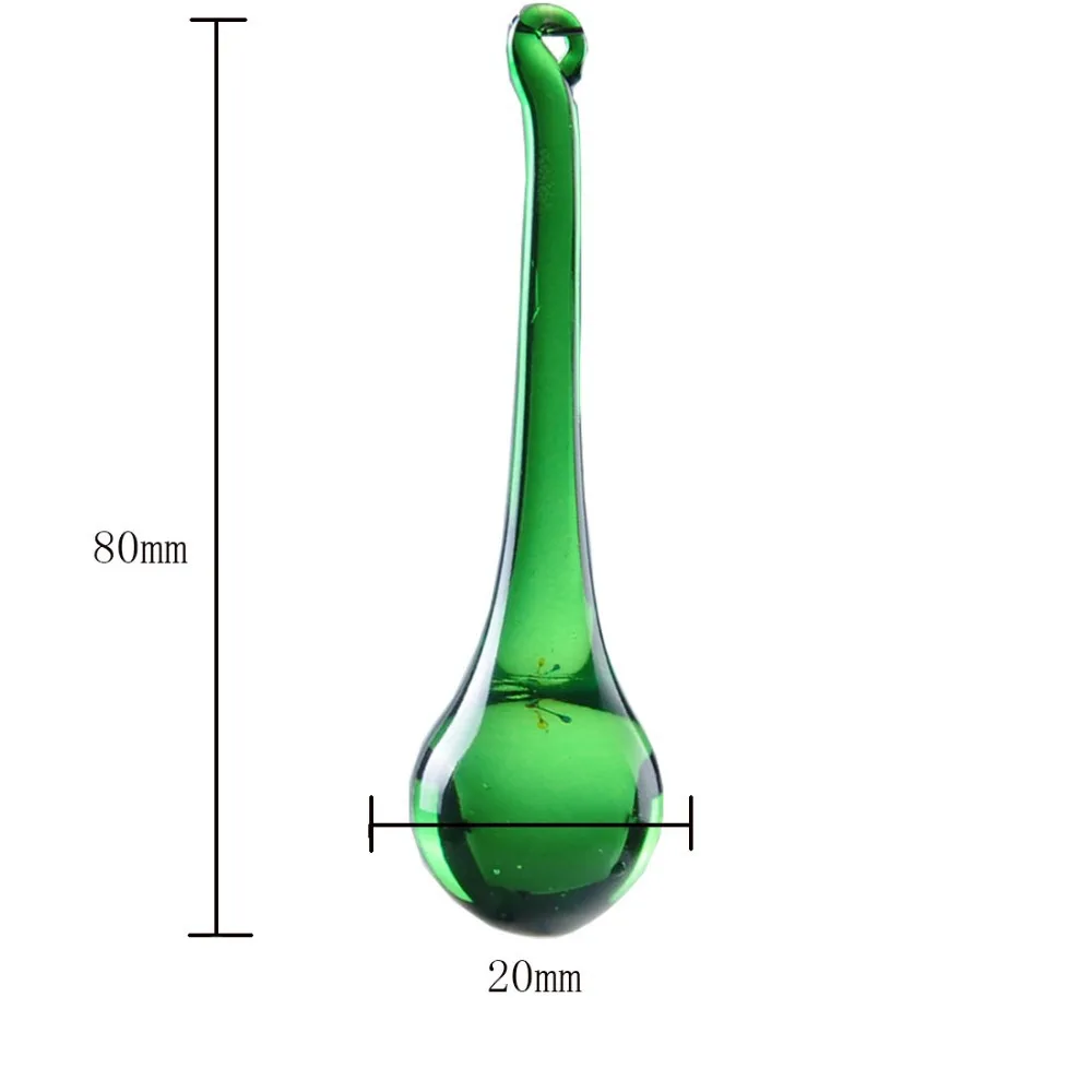 Новое поступление зеленый кристалл призмы 50 шт./лот водослива дизайн Свадебная вечеринка поставки украшения дома Лидер продаж