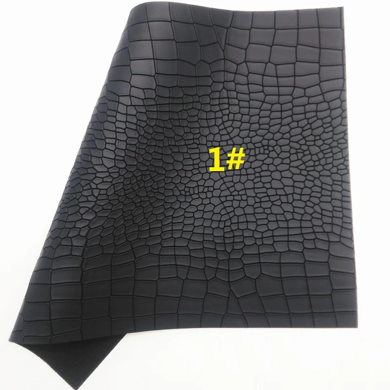 Черная сетчатая блестящая ткань, сотовая искусственная кожа, синтетические кожаные листы для луков А4 " x 11" Мерцание Ming XM232 - Цвет: 1