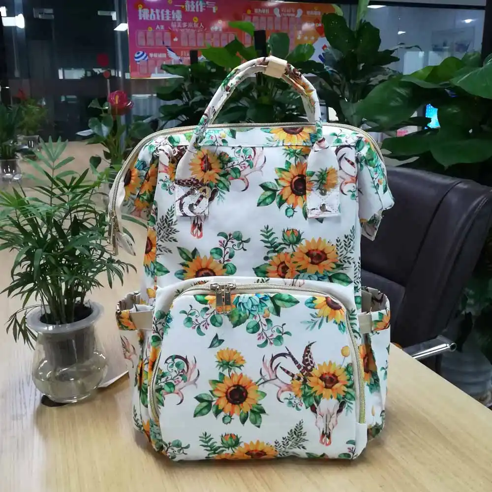 sunflower baby diaper bag