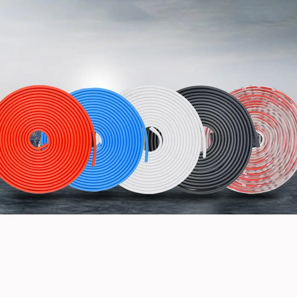 

5m Anti Scratch Bar Car Door Edge Rubbing Strip Anti Collision Rubber Bumper Protection Sticker Auto Styling Mouldings
