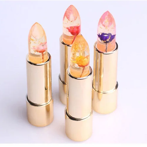 

Jelly Flower Lipstick Moisturizer Long-lasting Color Temperature Change Lip Blam Care Makeup Cosmetics