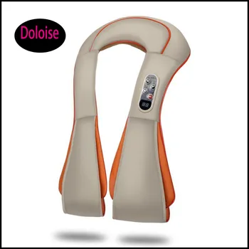 

Electric Shiatsu Massager for Back Neck Lower Back and Shoulder 8 Heated Rollers Massage Shawl Chair Car Home and Office Use