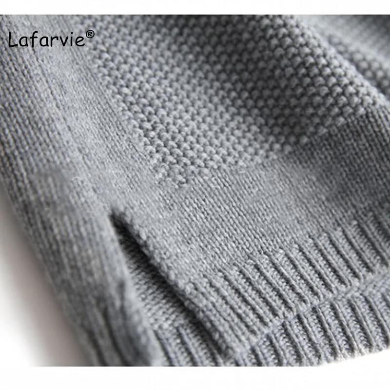Lafarvie Winter Cashmere Sweater Women 2019 Fashion Casual Solid Turtleneck Sweater Warm Vintage Loose Long Sleeve Knit Pullover